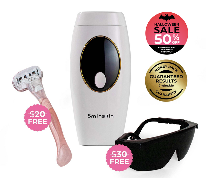 5MINSKIN AT-HOME LASER HAIR REMOVAL HANDSET