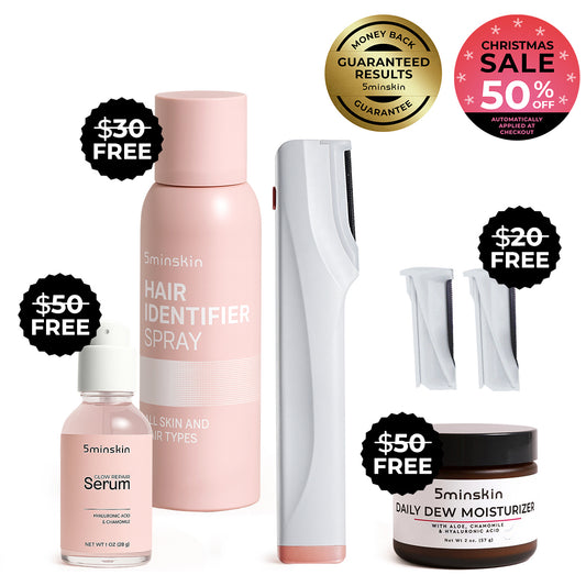 COMBINÉ D'ÉPILATION LASER À DOMICILE 5MINSKIN