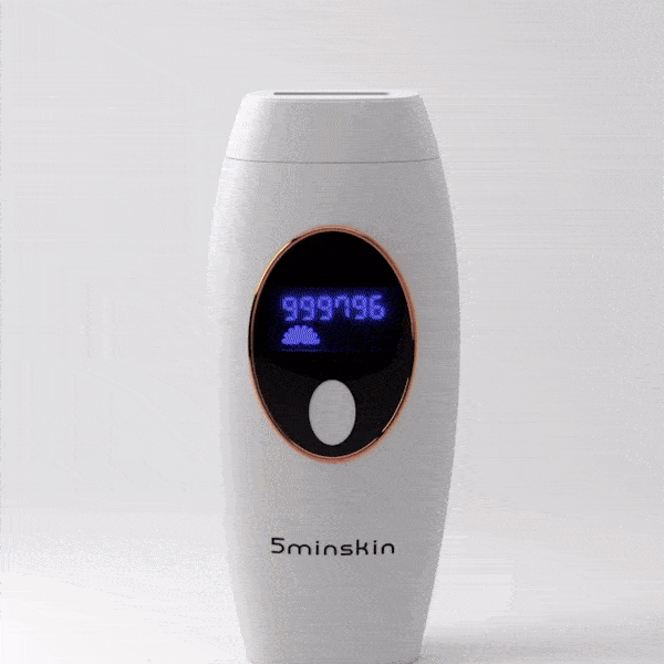 5MINSKIN AT-HOME LASER HAIR REMOVAL HANDSET - 50% OFF INTERNATIONAL WOMEN'S DAY SALE + 4 FREE GIFTS (WORTH $150)
