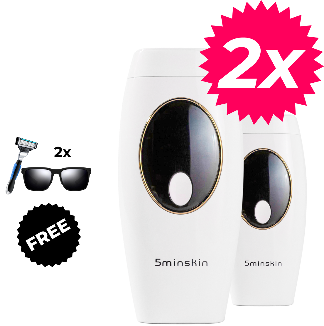 2x 5minskin IPL-enheter