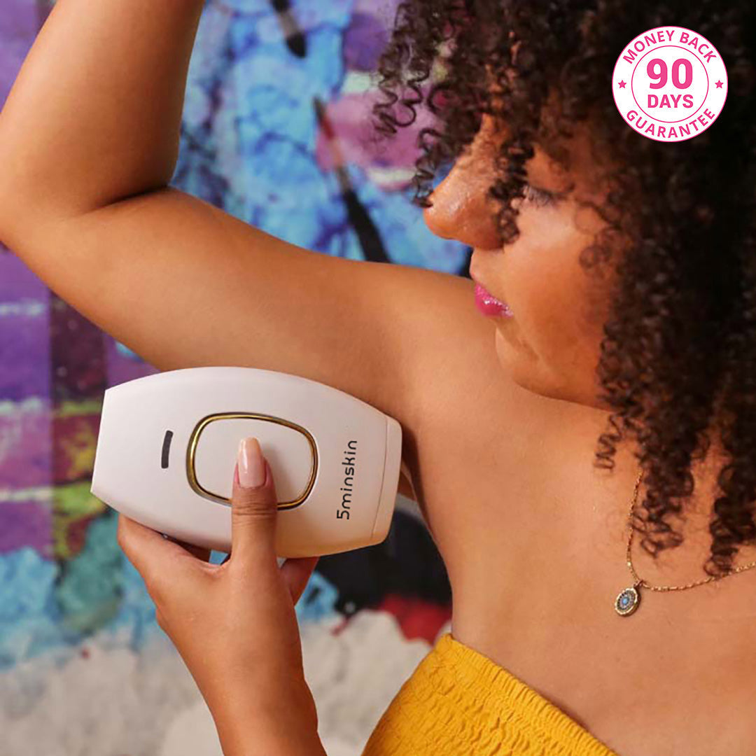 PAIN-FREE AT-HOME LASER HAIR REMOVAL HANDSET